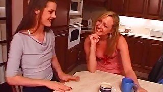 British slut Karina Currie in a lesbian scene