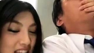 Japanese nurse handjob cumshot