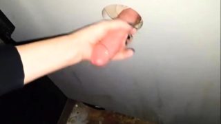 Amateur Wife Works Her Skillful Hands On A Gloryhole Cock