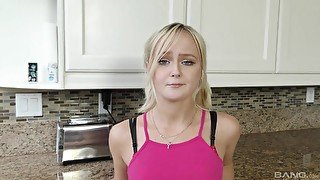 Teen amateur taped when being fucked like a whore