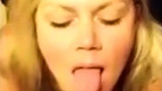 She's sucking my cock and I paint her pretty little face 3