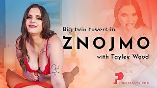 Big Twin Towers In Znojmo With Taylee Wood