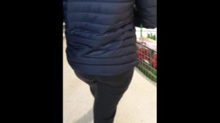 Step mom Licked and Fucked by step son Security Guard in Supermarket behind the shelfs 