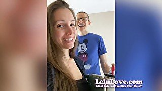 Lelu Love breaking down during colonoscopy prep week in between sexy & fun behind the scenes action