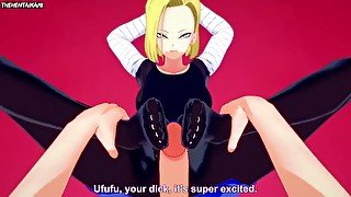 Hentai POV Feet Android 18 Dragon Ball