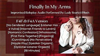 F4F Audio Roleplay - A Romantic Confession From Your Internet Friend - Friends to Lovers Improv