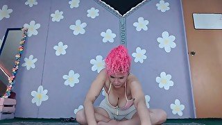 Big Tits Latina Milf does Yoga in Leggings