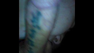 throating my wife with this tattooed cock