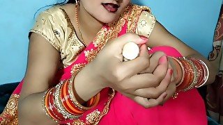 Marriage bhabhi Lovely blowjob and footjob video