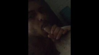 Sucking off straight tweaker