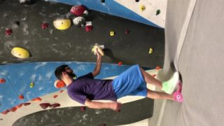 Cock Falls Out While Rock Climbing