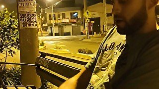 Jerking off in the street and getting caught multiple times