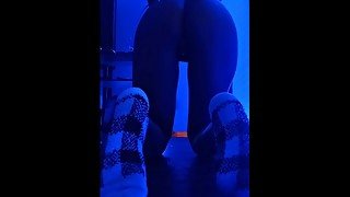 Sucking my masters dick an squirting on the floor wet i love it!!