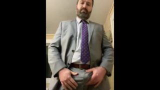 Rex Mathews Ordered to Strip from Suit Bate & Lick Cum off Toilet