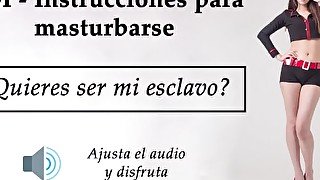 JOI - ¿Quieres ser mi esclavo? Voz española.