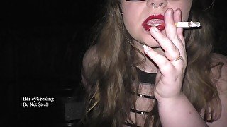 BBW Puts On Red Lipstick and Smokes