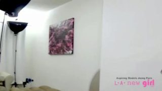 Godly busty latin young girl play with her lovehole