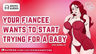 Your Fiancée Can't Wait... She Needs You to Breed Her NOW  ASMR Roleplay for Men  Impreg  Loving