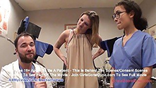 Alexandria Riley Plays Sick To Skip Detention But Lilith Rose Take Her To School Nurse GirlsGoneGyno