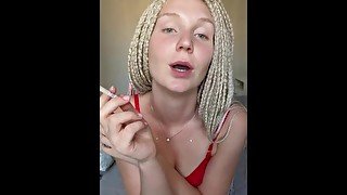 I want you to fuck me in bed while I smoke