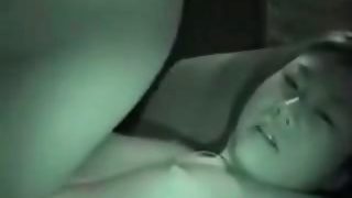 Horny asian babe gets her hairy pussy