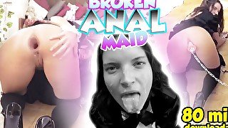 Broken anal maid training