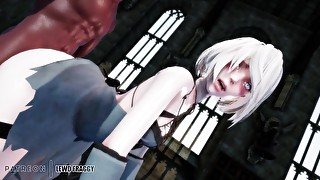 Nier Automata - 2B Energetic Doggystyle [4K UNCENSORED HENTAI]