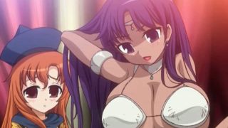 Two hot anime babes suck hard schlong