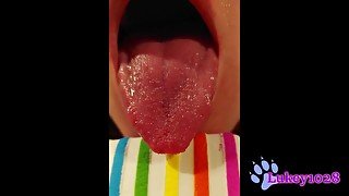 ASMR Sloppy Licking