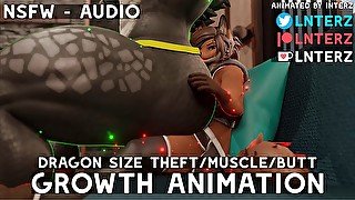 Size Theft Muscle Growth Animation