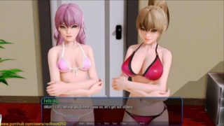 Harem Hotel Ep 16 - Taking Emma and Felicity to the beach