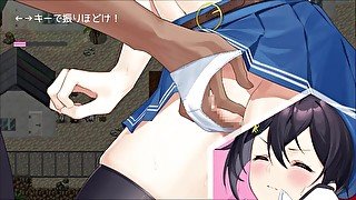 【ケイドロ #04 エロゲ実況(体験版)】巨乳警官が手マンされ尻揉まれ、ヤンキーに手コキ舐めパイズリしたりイラマチオ口内射精されたり(モーションアニメ 巨乳婦警RPG人気神警官同人エロゲー