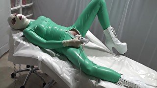 Latex Danielle Relaxing In The Ambulance