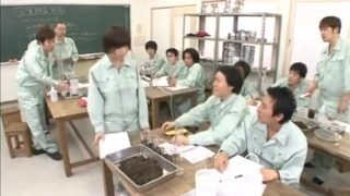 Female student at an industrial high school blowjob