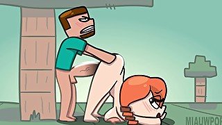 MINECRAFT PORN! Animation cartoon