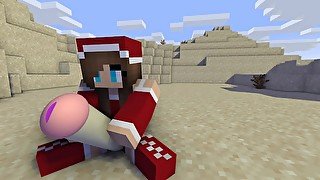 Christmas futa jerk off in desert location  Animation 4k 60 fps