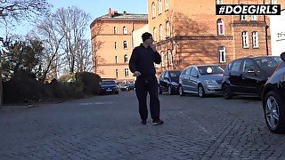 DOEGIRLS - Lullu Gun - Public Hard Sex With Brunette Naughty Babe