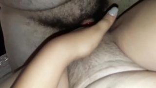 Old man fucks me until he cums