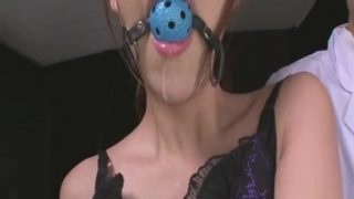 Gagged Akari Asagiri Has An Orgasm From A Vibrator