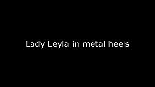 Lady Leyla trampling her in metal tip high heels