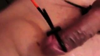 Huge hands free cum shot (electro stimulation)