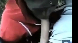 Public car Creampie