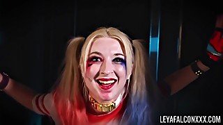 Seductive Cosplayer Sucks Massive Black Dick With Leya Falcon