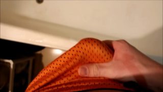 CUMMING IN MY BASKETBALL SHORTS