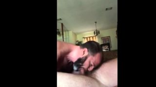 He came while riding cock