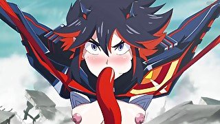 Slutty Anime Teen Cutie Banged With Huge Tentacles