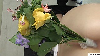 Bizarre JAV flowers in schoolgirl anus HD Subtitled