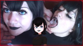 Hot goth gets a Massive cumshot on face - Mavis Cosplay Sweet Darling