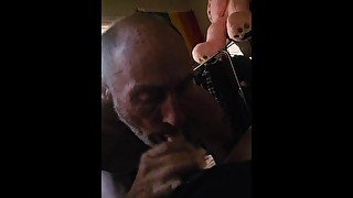 Old man suck his sons dick