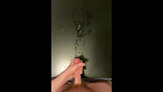 Long edging session leads to huge 8+ rope cumshot